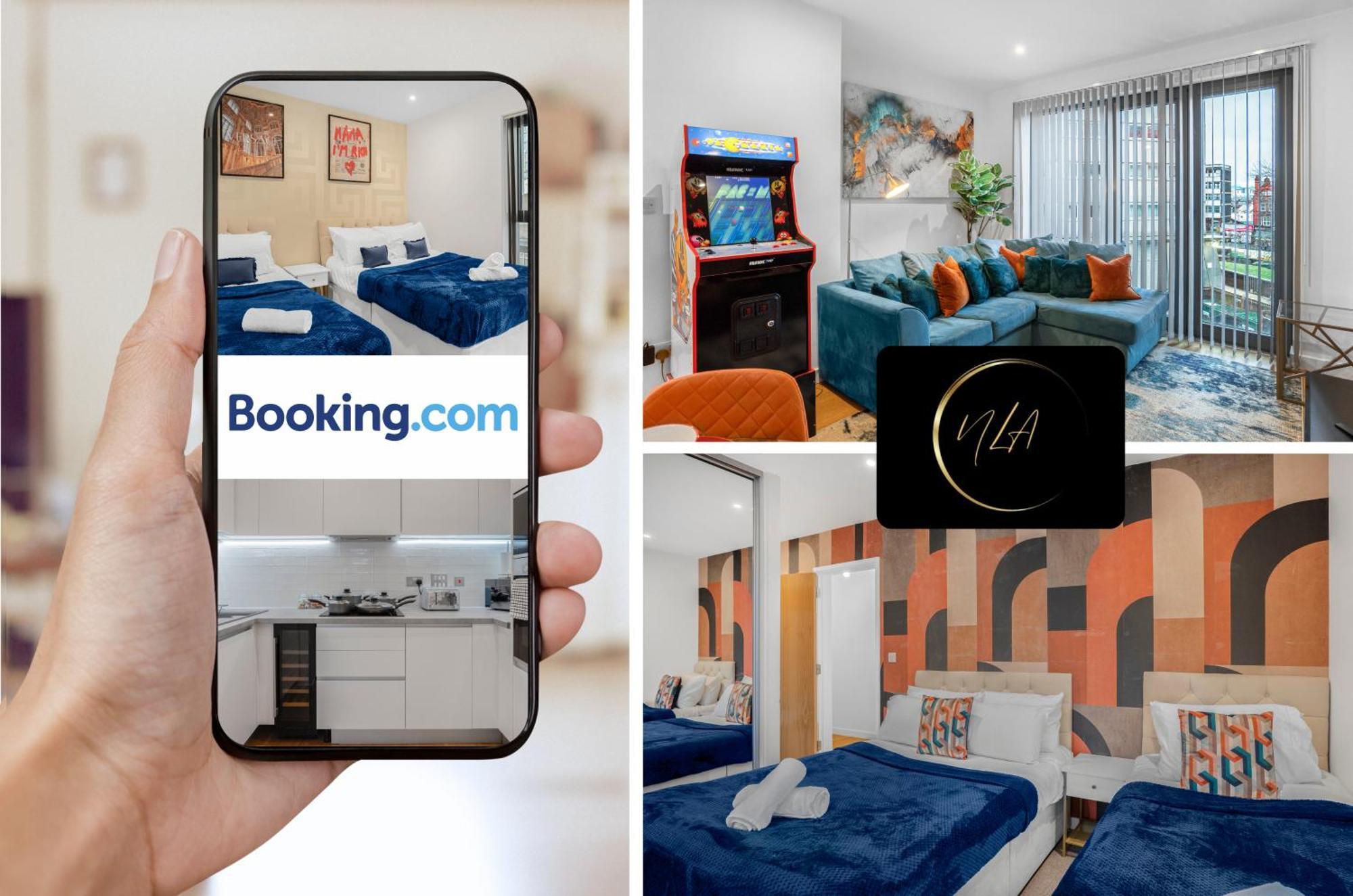 City Centre Apartment With Free Parking, 2 Bathrooms, Netflix And Wifi - Suitable For Contractors And Families - By Noor Luxury Accommodations Birmingham Buitenkant foto